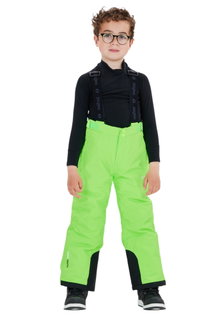 Zigzag Winter-Skihose Provo W-PRO 10.000 (wasserdicht, atmungsaktiv, Schneefang) geckogrün Kinder